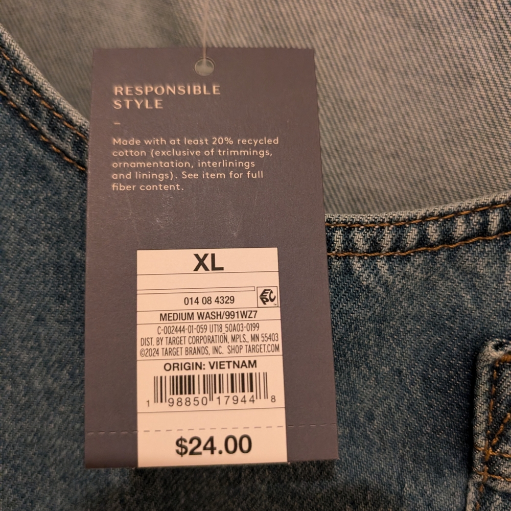 Universal Thread Denim Blue Sleeveless Top - Picture 3 of 7